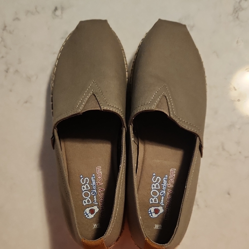 BOBS from Skechers Tan Slip-On Shoes